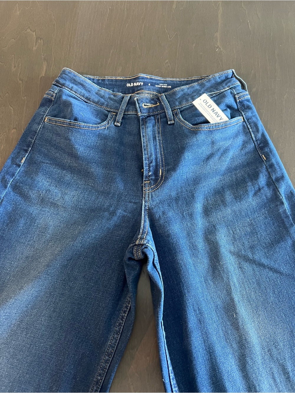 Old Navy Women’s Blue High-Rise Straight Jeans